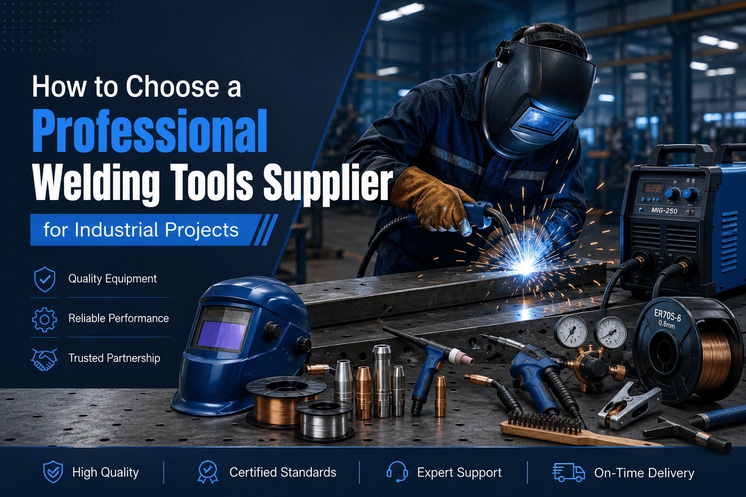 How to Choose a Professional Welding Tools Supplier for Industrial Projects